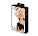 Sultry Kitten Cincher - Black  - One Size
