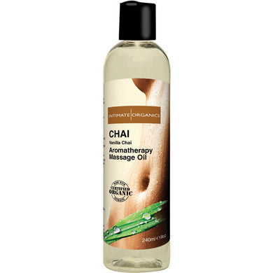 Chai Aromatherapy Massage Oil  - Vanilla Chai- 8 Oz.