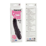 Waterproof Power Stud Curvy Dong - Black