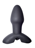 Velvet Plush Silicone Fulfiller Vibrating Plug -