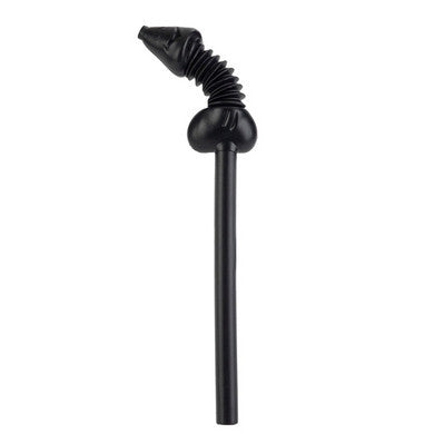 Girls Night Jumbo Cock-Tail Straw - Black
