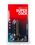 Ballsy Super Cock - Black 6-inch