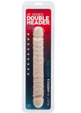 Jr. Veined Double Header - White 12-inch