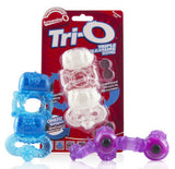 The Tri-O Triple Pleasure Ring 6 Count Display