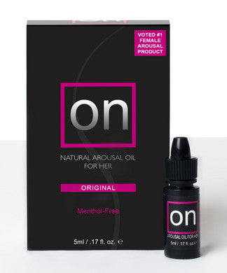 On Natural Arousal Oil  for Her Orginal Large Box -  .17 Oz.