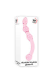 Adam and Eve Double Trouble  Glass-g - Pink