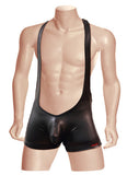 Falcon Wet Look Singlet - Black - Small