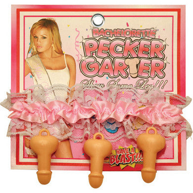 Pecker Garter - White