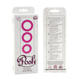 Posh Silicone Love Rings -  Pink