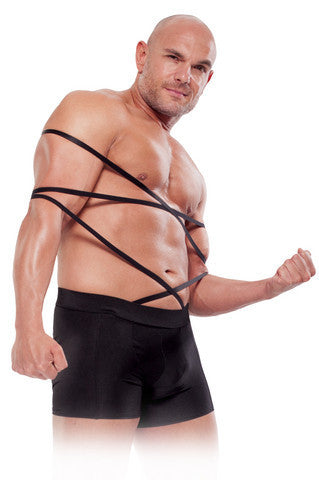 Fetish Fantasy Lingerie Tie Me Up Boxer Set - Large/Extra