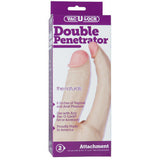 Vac-U-Lock  Natural Double Penetrator