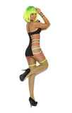 Neon Nites Mini Dress - One Size