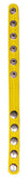 Cocky Boys Leather Code Band  - Yellow - Watersports