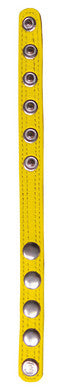 Cocky Boys Leather Code Band  - Yellow - Watersports