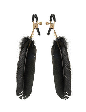 Fetish Fantasy Gold Feather  Nipple Clamps