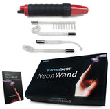 Neon Wand Electrosex Kit -  Red Handle - Purple Electrode