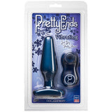 Pretty Ends Vibrating Anal  Plug - Medium - Blue