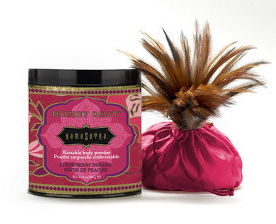 Kama Sutra Honey Dust  Strawberry Dreams - 8 Oz.  Ks0057