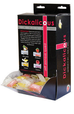 Dickalicious Pillow Packs -  Assorted Flavors - 144 Pieces  Display