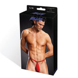 Performance Microfiber Pouch G-String - Red -Small/Medium