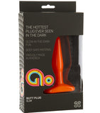 Glow Butt Plug Slim - Orange