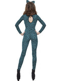 Leopard Print Blue Bodysuit