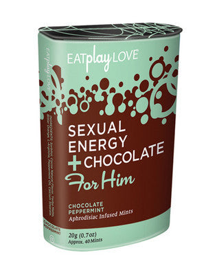 Sexual Energy+chocolate  for Him  - Chocolate  Peppermint Mints