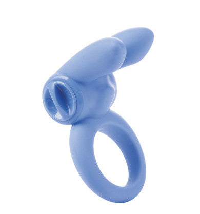 Silicone Jack Rabbit Ring - Blue