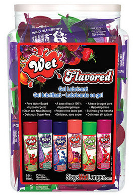 Wet Gumball Clear Flavor Lube  Refill Only 10ml Assorted  Flavor