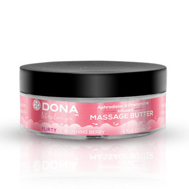 Dona Massage Butter Flirty  Aroma - Blushing Berry - 4 oz.