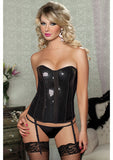 Sparkle and Shine Sequin  Bustier Set - Black - Medium