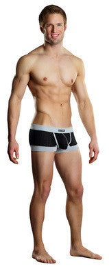 Sport Short Athletic Mesh -  Black and Grey - Small