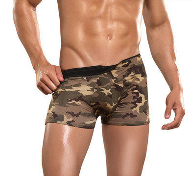 Camo Panel Short - Camo -  Medium