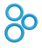 Simply Silicone 3 Ring Set - Sky Blue