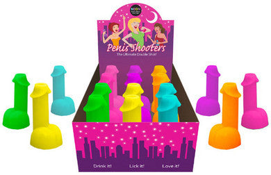 Neon Penis Shooters - 12  Pieces Display