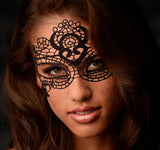 The Enchanted Black Lace  Mask