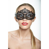 Venetian Burlesque Black  Mask