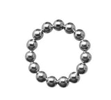 Meridian 2-inch Stainless  Steel Beaded Cockring