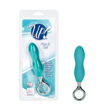 Flex It Up Pliable Silicone  Probe with Designer Pull Ring - Teal