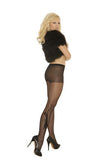 Tiger Pantyhose - Black - One  Size