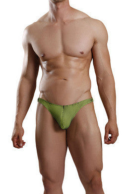 Net Thong - Neon Yellow - One  Size
