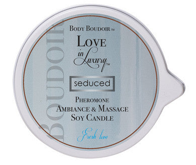 Body Boudoir Pheromone  Ambiance and Soy Massage  Candle - Fresh Love