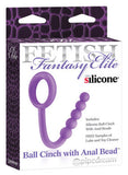 Fetish Fantasy Elite Ball  Cinch with Anal Bead - Purple