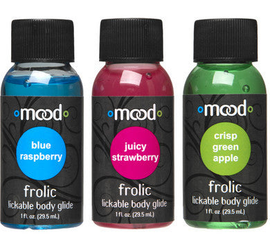 Mood Frolic Lickable Body  Glides - 3 Pack