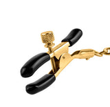 Fetish Fantasy Gold Chain  Nipple Clamps - Gold