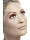 Diamante Eyelashes - Red And Black