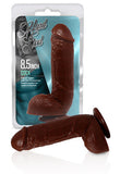 Hard Steel 8.5-Inch Cock - Brown