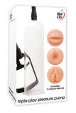 Adam and Eve Triple Play  Pleasure Pump