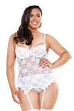 Heaven Cant Wait Angel Costume  - White - 3x-4x