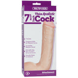 Vac-U-Lock Thin Realistic Cock 7.5-inch